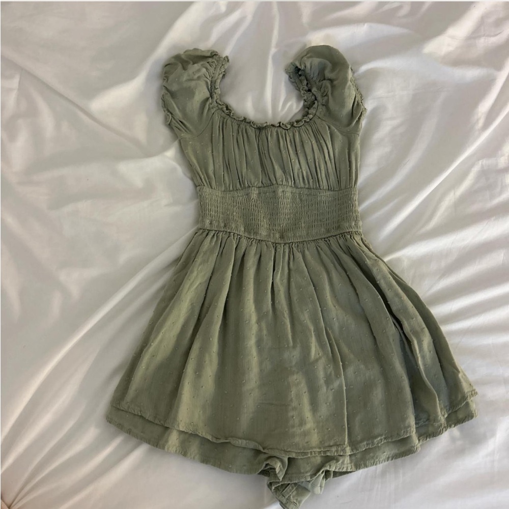 Hollister Sage Green Romper
